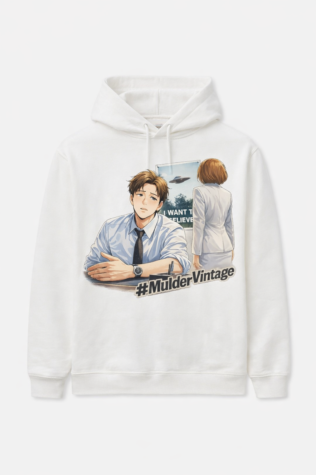 Sweat à capuche – #MulderVintage