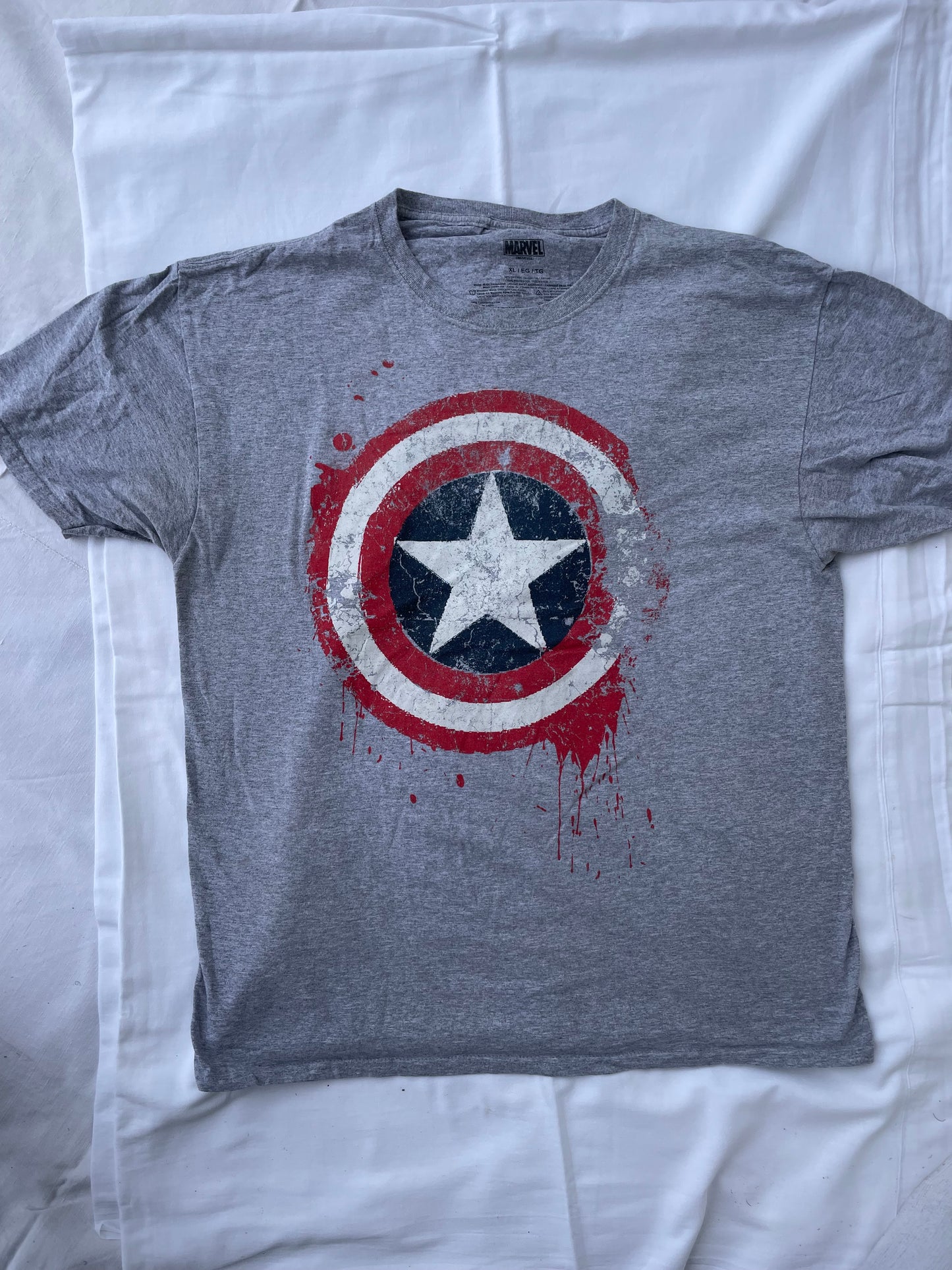 T-shirt à manches courtes Marvel Vintage